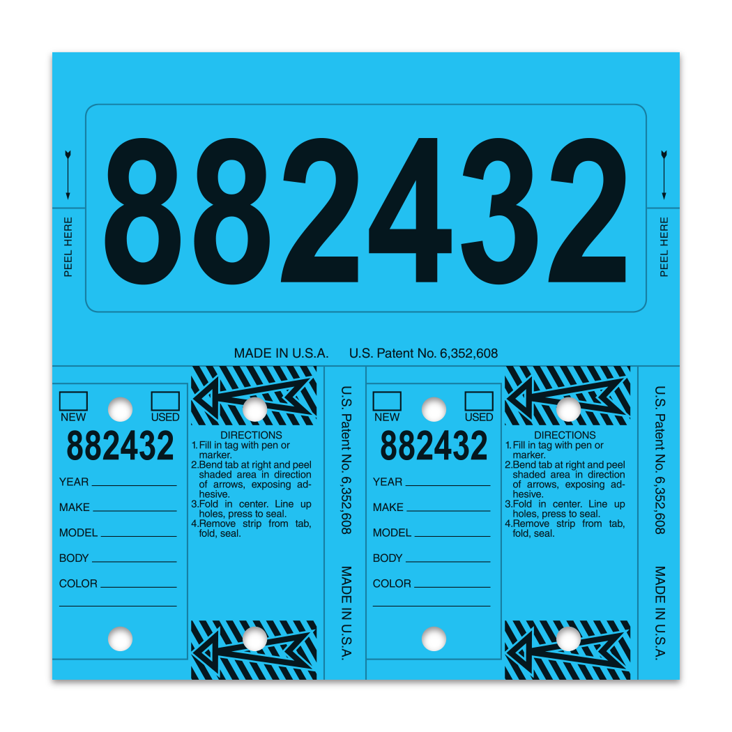 ConsecuTag Control Tag Blue