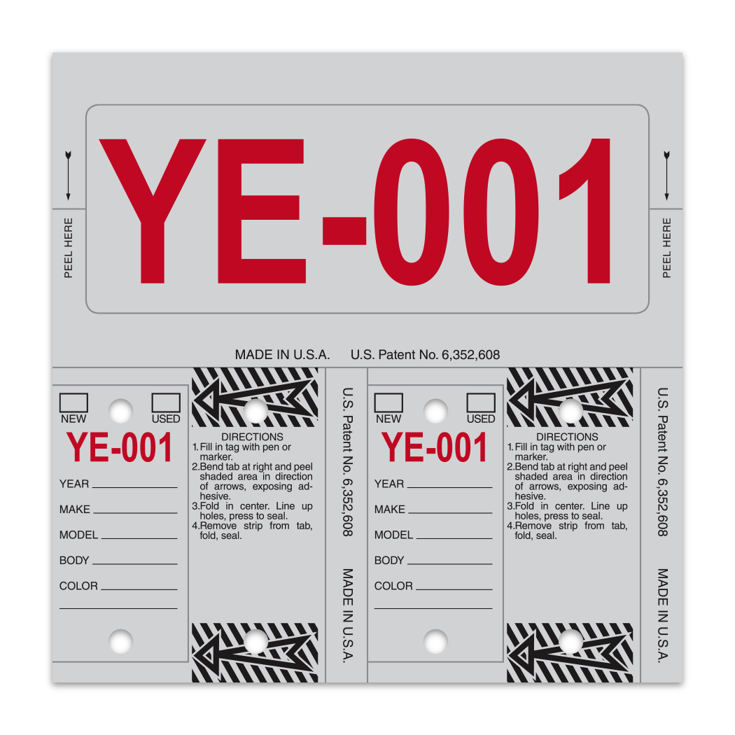 ConsecuTag Control Tag Gray