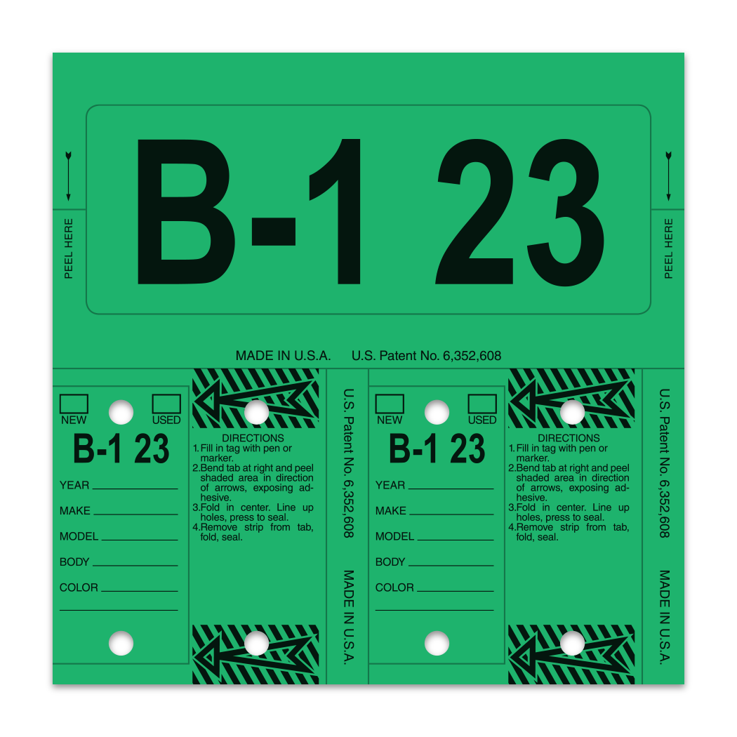 ConsecuTag Control Tag Green