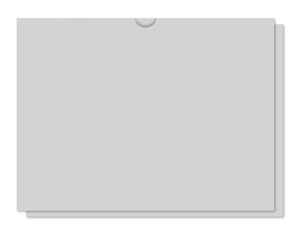 Deal Jacket - Unprinted - 500/Case - Gray