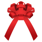 30" Shiny Vinyl Car Bow Red w/magnet