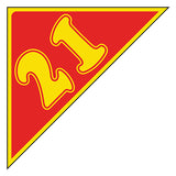 Angle Year Sticker Yellow Red 21