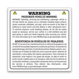 California Prop 65 Window Sticker