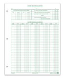 Bank Reconcilliations - Letter Size Ledger