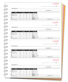 Cash Receipt Books - Letter Size 4-Part
