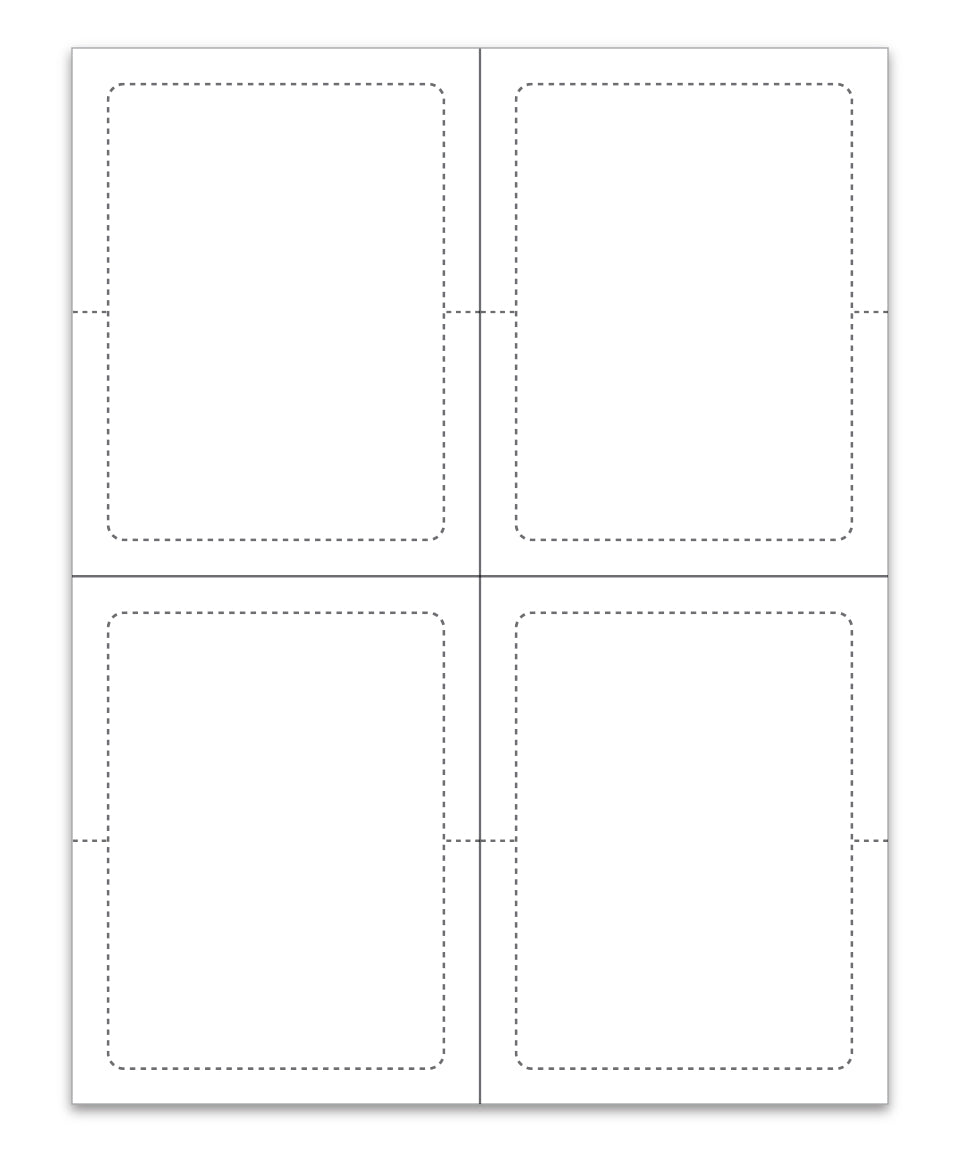 Addendum Sticker - 8 1/2" x 11" - 4Up