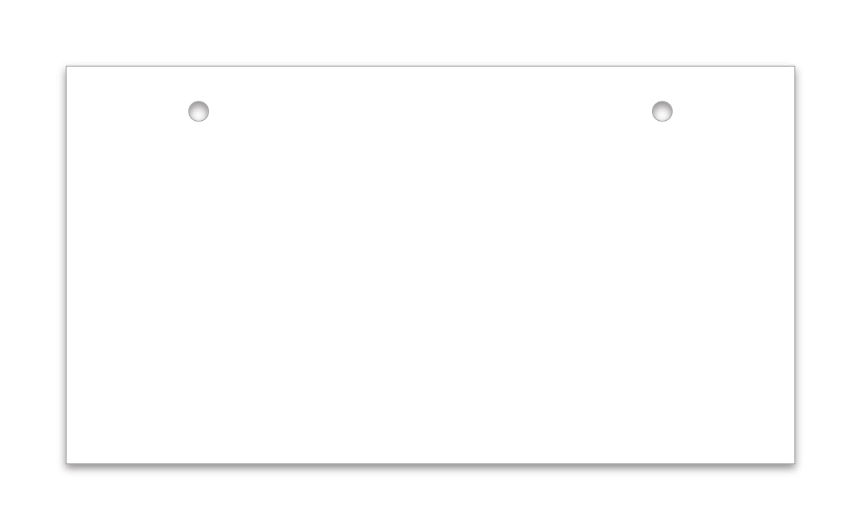 Temp Tag Paper - 11" x 6" Heavy Duty Coated