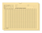 A/P Voucher Jacket - 100/Pack - Buff