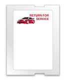 Prominder - Stock Label - Red Car on White
