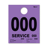 4 Part Heavy Brite Dispatch Numbers - Purple - 000-999