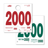 Heavy Stock Side Padded Service Dispatch Number - 2000-2999