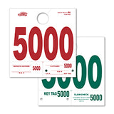 Heavy Stock Side Padded Service Dispatch Number - 5000-5999