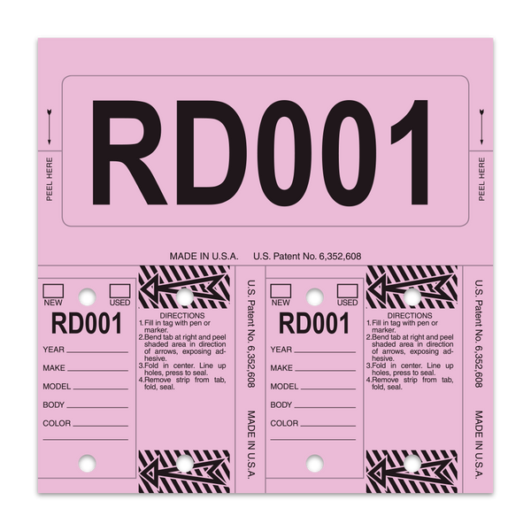 ConsecuTag Control Tag Pink – Autostoresupply.com