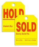 Sold/Hold Mirror Hang Tag 8.5" x 11.5"