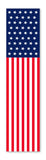 Swooper Banner - Flat Top "AMERICAN FLAG"