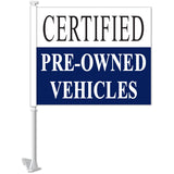 Window Flag - Certified Pre-Owned - Blue