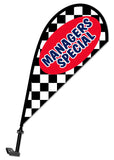 Paddle Flag - Managers Special