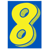 Window Sticker Yellow Blue 8