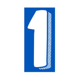 Window Sticker White Blue 1