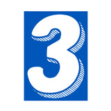 Window Sticker White Blue 3