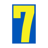 Window Sticker Big Yellow Blue 7