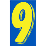 Window Sticker Jumbo Yellow Blue 9