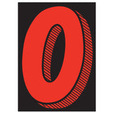 Window Sticker Red Black 0