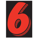 Window Sticker Red Black 6