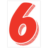Window Sticker Red White 6