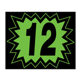 Large Blast Year Sticker - 9" x 11" - Black and Green - 2012