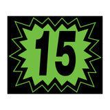 Large Blast Year Sticker - 9" x 11" - Black and Green - 2015