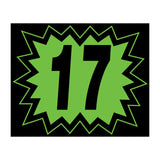 Large Blast Year Sticker - 9" x 11"- Black and Green - 2017
