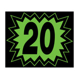 Large Blast Year Sticker - 9" x 11" - Black and Green - 2020