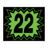 Large Blast Year Sticker - 9" x 11" - Black and Green - 2022