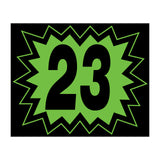 Large Blast Year Sticker - 9" x 11" - Black and Green - 2023