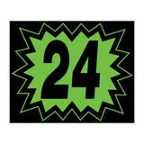 Large Blast Year Sticker - 9" x 11" - Black and Green - 2024