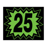 Large Blast Year Sticker - 9" x 11" - Black and Green - 2025