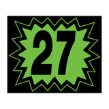 Large Blast Year Sticker - 9" x 11" - Black and Green - 2027