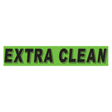 Slogan Window Sticker Extra Clean Green