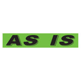 Slogan Window Sticker As Advertised Green