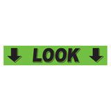 Slogan Window Sticker Look Green