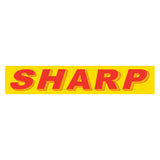 Slogan Window Sticker Red Yellow Sharp