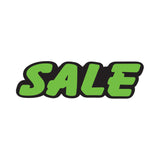 Die Cut Slogan Green Black Sale