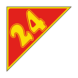 Angle Year Sticker Yellow Red 24