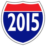 Window Sticker Interstate 2015