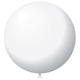 Reusable White Latex Balloon - 17 inches