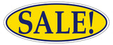 Oval Slogan Blue Yellow Sale