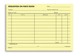 Parts Requisition - Form 27