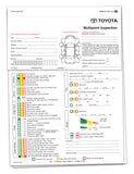 Multi Point Inspection Form Toyota