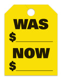 Mirror Hang Tag Was Now Yellow